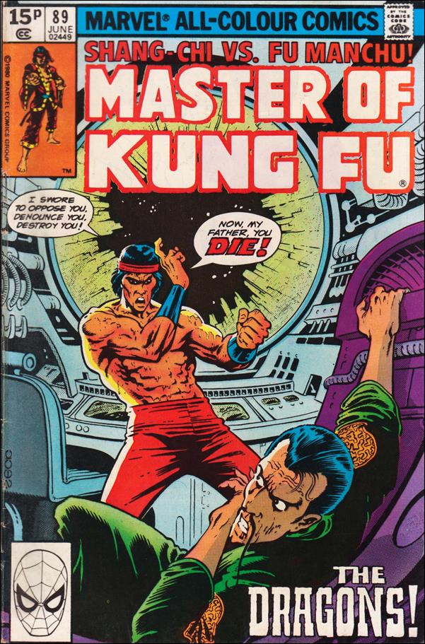 Master of Kung Fu (1974) issue 89-B UK Price Cover