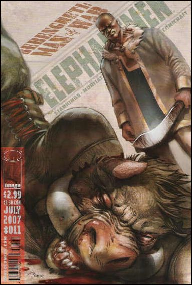 Elephantmen issue 11 Flipcover by Moritat