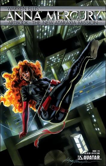Warren Ellis' Anna Mercury Artbook: The New Ataraxia Mission issue 1-G FX Con Cover 1/1500