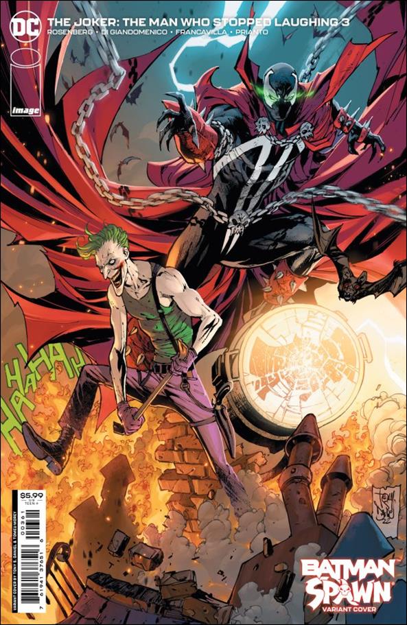 Joker: The Man Who Stopped Laughing issue 3-F Tony Daniel DC Spawn Cover
