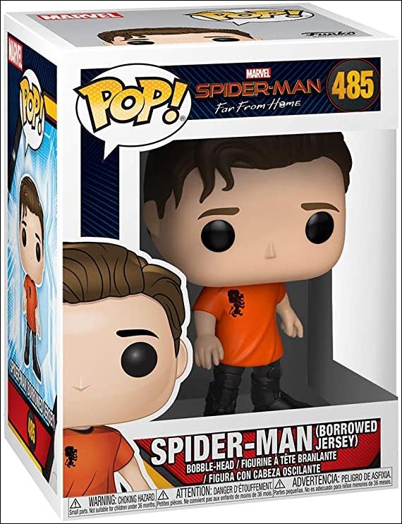 POP! Marvel figure 485 Spider-Man (Borrowed Jersey)
