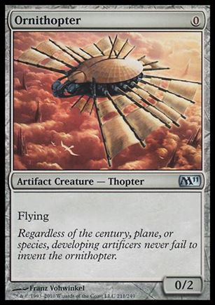 Magic the Gathering: 2011 Core Set (Base Set) card 211 Ornithopter
