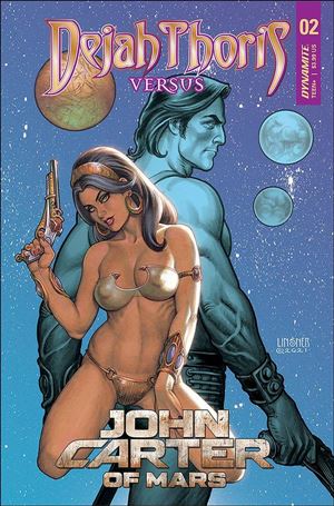 Dejah Thoris Versus John Carter issue 2-B Joseph Michael Linsner Cover