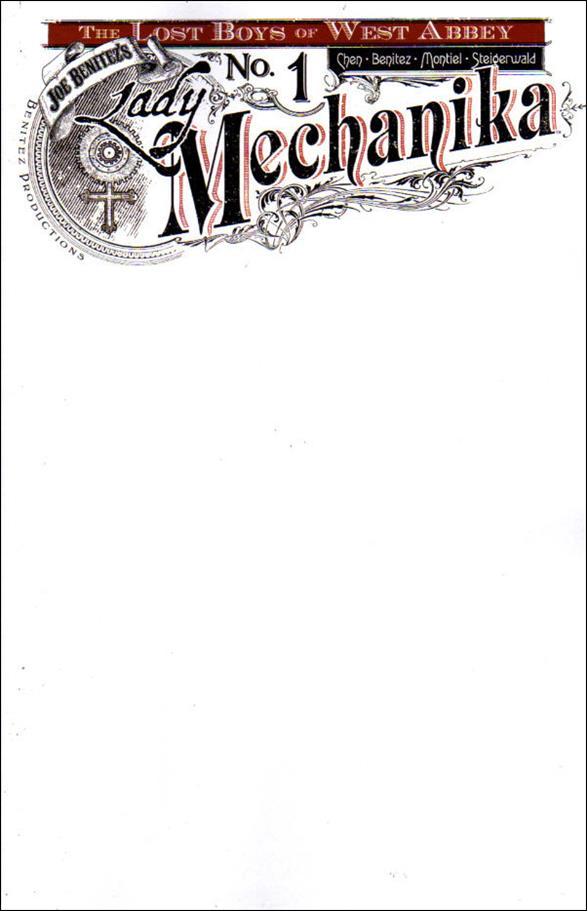 Lady Mechanika: The Lost Boys of West Abbey issue 1-C Blank Sketch Cover