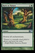 Magic the Gathering: 2011 Core Set (Base Set) card 164 Back to Nature