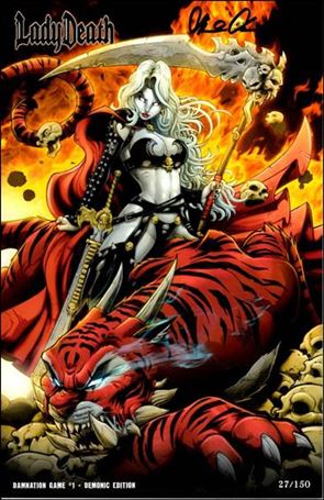 Lady Death: Damnation Game issue 1-G Demonic Edition 1/150