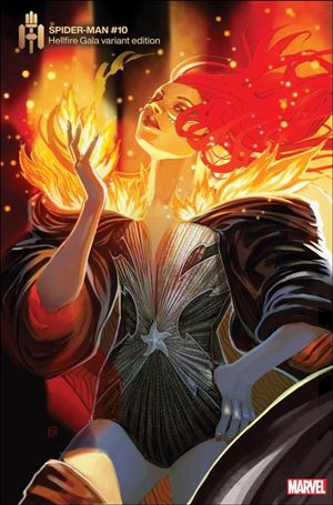 Spider-Man (2022) issue 10-B Stephanie Hans Hellfire Gala Cover