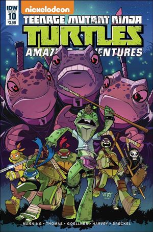 Teenage Mutant Ninja Turtles Amazing Adventures issue 10 Jon Sommariva Cover