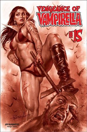 Vengeance of Vampirella (2019) issue 15-M Lucio Parrillo 1:30 Red Tint Cover