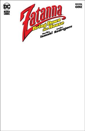 Zatanna: Bring Down the House issue 1-E Blank/Sketch Cover