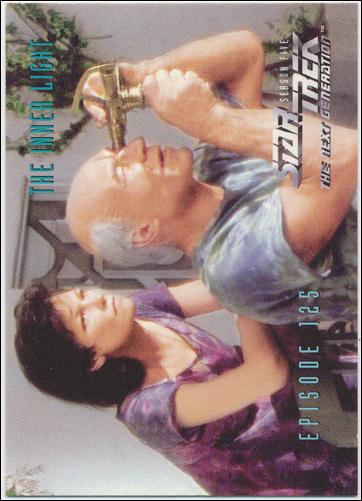 Star Trek: The Next Generation - The Episode Collection Season Five (Base Set) card 503 The Inner Light, Episode 125B