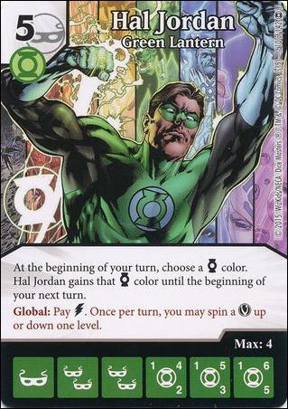DC Comics Dice Masters War of Light card 10 Hal Jordan: Green Lantern 