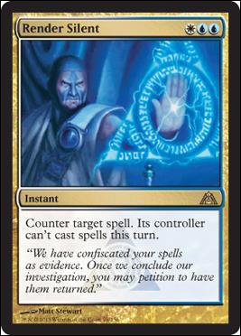 Magic the Gathering: Dragon's Maze (Base Set) card 96 Render Silent