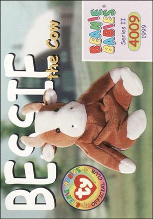 Beanie Babies Series 2 (Base Set) card 154 Bessie the Cow