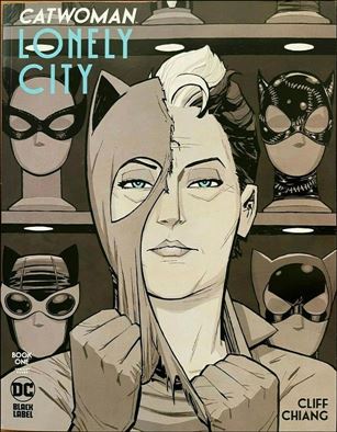Catwoman: Lonely City issue 1-B Cliff Chiang Masks Cover