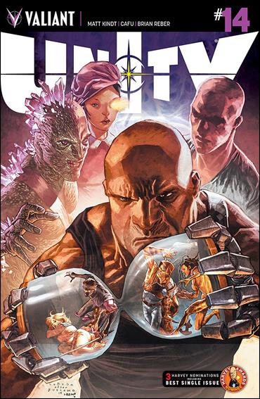 Unity (2013) issue 14 Lewis LaRosa Cover