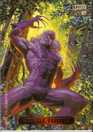1994 Marvel Masterpieces (Base Set) card 102 Sabretooth