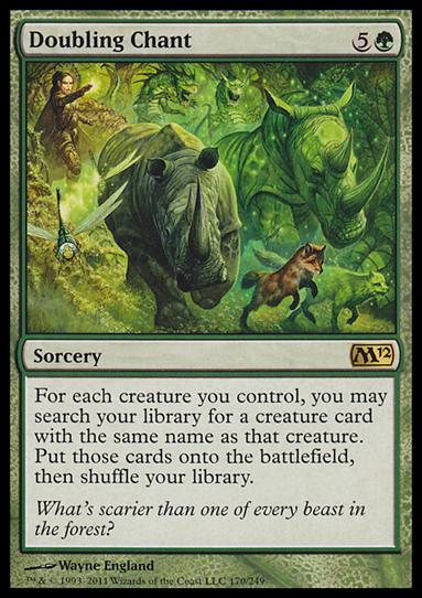 Magic the Gathering: 2012 Core Set (Base Set) card 170 Doubling Chant