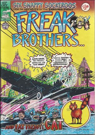 Fabulous Furry Freak Brothers issue 6-B Second Printing
