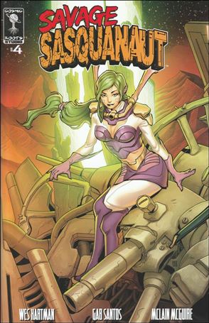 Savage Sasquanaut issue 4 Gab Santos Connecting Cover