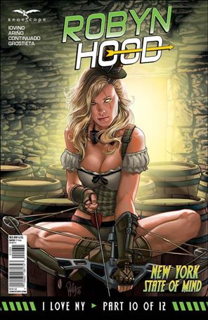 Robyn Hood: I Love NY issue 10-C Juan Carlos Ruiz Cover