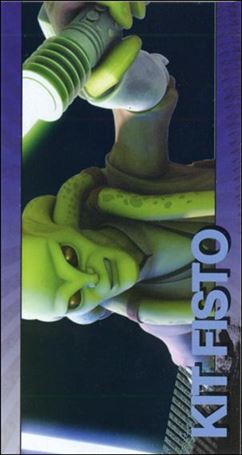 Star Wars: The Clone Wars Widevision (Character Foil Subset) card 18 Kit Fisto