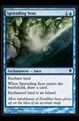 Magic The Gathering: Zendikar (Base Set) card 70 Spreading Seas