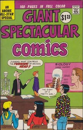 Giant Spectacular Comics issue 1-B $1.25 Cover
