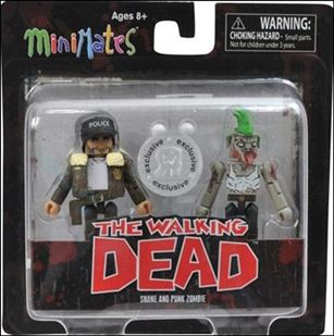Walking Dead Minimates (Exclusives) figure 3 Shane and Punk Zombie