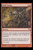 Magic the Gathering: Shadowmoor (Base Set) card 108 Wild Swing