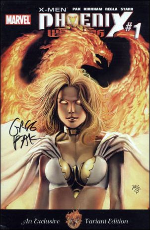 X-Men: Phoenix - Warsong issue 1-E DF Top Cow Cover (Signed by Greg Pak) 1/150