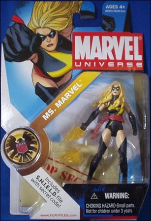 Marvel Universe (Series 1) figure 022 Ms. Marvel (Modern)