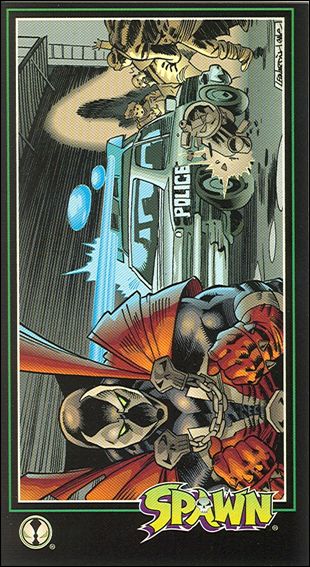 Spawn: Widevision (Base Set) card 28 Cops vs. Homeless, Round One
