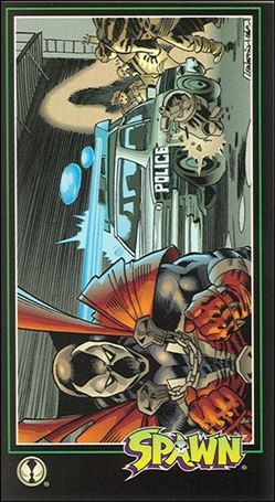 Spawn: Widevision (Base Set) card 28 Cops vs. Homeless, Round One