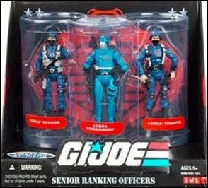 G.I. Joe 25th Anniversary Battle Packs figure 9 Cobra Infantry Command 3-Pack (TRU Exclusive)