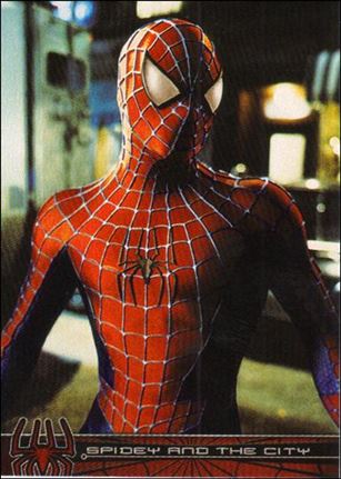 Spider-Man: The Movie (Base Set) card 40 Spidey And The City