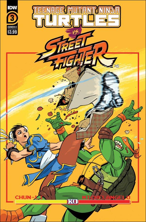 Teenage Mutant Ninja Turtles vs. Street Fighter issue 3-C Tom Reilly Cover