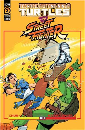 Teenage Mutant Ninja Turtles vs. Street Fighter issue 3-C Tom Reilly Cover
