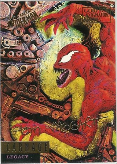 Fleer Ultra Spider-Man (Gold-Foil Signature Parallel Base Set) card 84