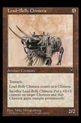 Magic the Gathering: Visions (Base Set) card 148 Lead-Belly Chimera
