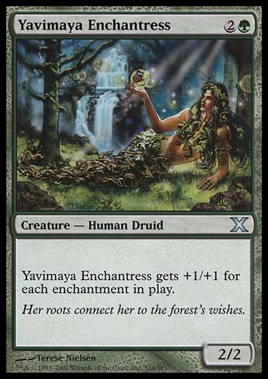Magic the Gathering: 10th Edition (Base Set) card 310 Yavimaya Enchantress