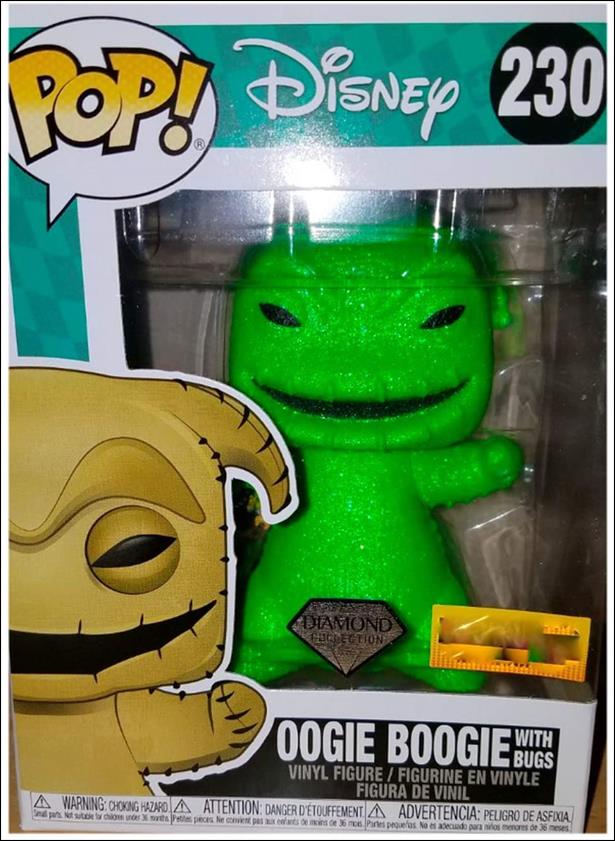 POP! Disney figure 230-B Oogie Boogie with Bugs (Diamond Green Burlap)
