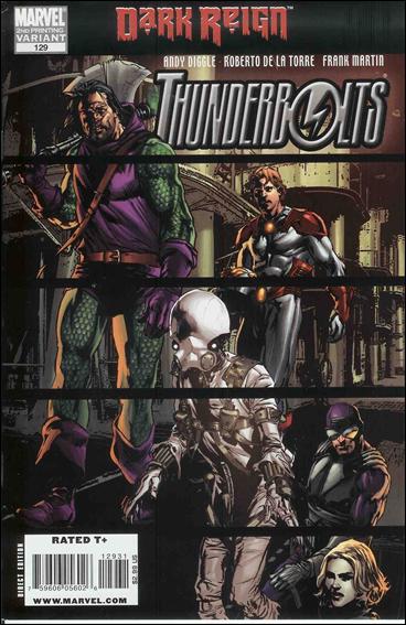 Thunderbolts (1997) issue 129-C Roberto de la Torre Cover (2nd Printing)