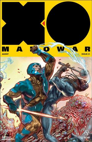 X-O Manowar (2017) issue 21-D Renato Guedes Connecting Cover