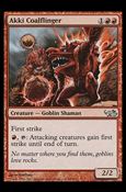 Magic the Gathering: Duel Decks: Elves vs. Goblins (Base Set) card 33 Akki Coalflinger