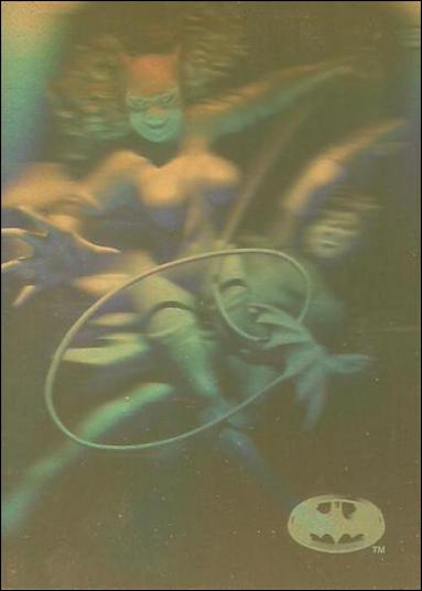 Batman Holo Series (Gold Parallel Base Set) card 29 Landing on Her Feet