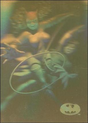 Batman Holo Series (Gold Parallel Base Set) card 29 Landing on Her Feet