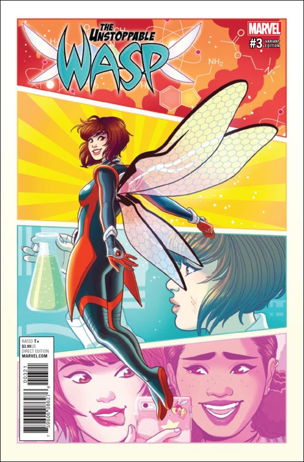 Unstoppable Wasp (2017) issue 3-B Paulina Ganucheau Cover
