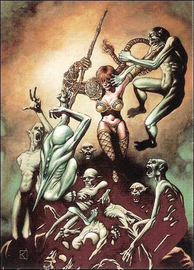 Top Cow Showcase: The Painted Cow (Base Set) card 15 Katarina