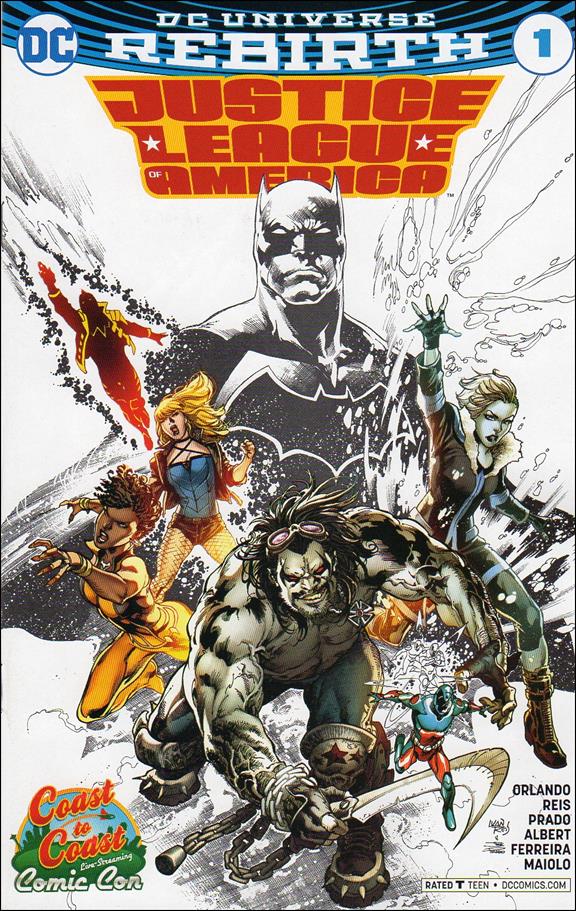 Justice League of America (2017) issue 1-E Ivan Reis Coast to Coast Cover